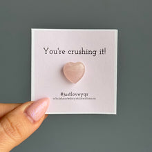 Valentine's Day Affirmation & Gratitude Heart Stone Set