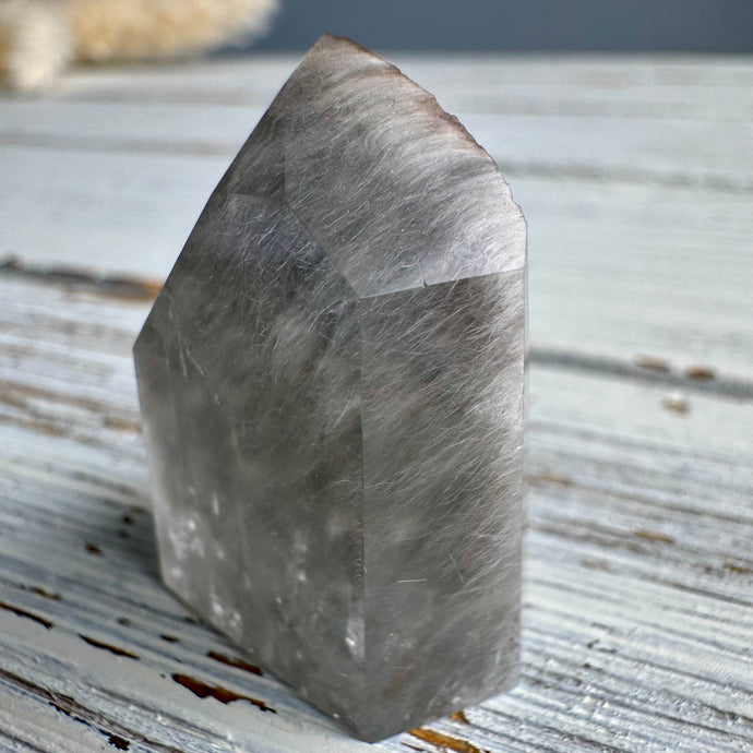 Blue Tara Quartz Crystal Specimen – Wholehearted Crystal Creations