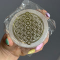 Selenite Cleansing + Charging Plate Disc – Wholehearted Crystal Creations