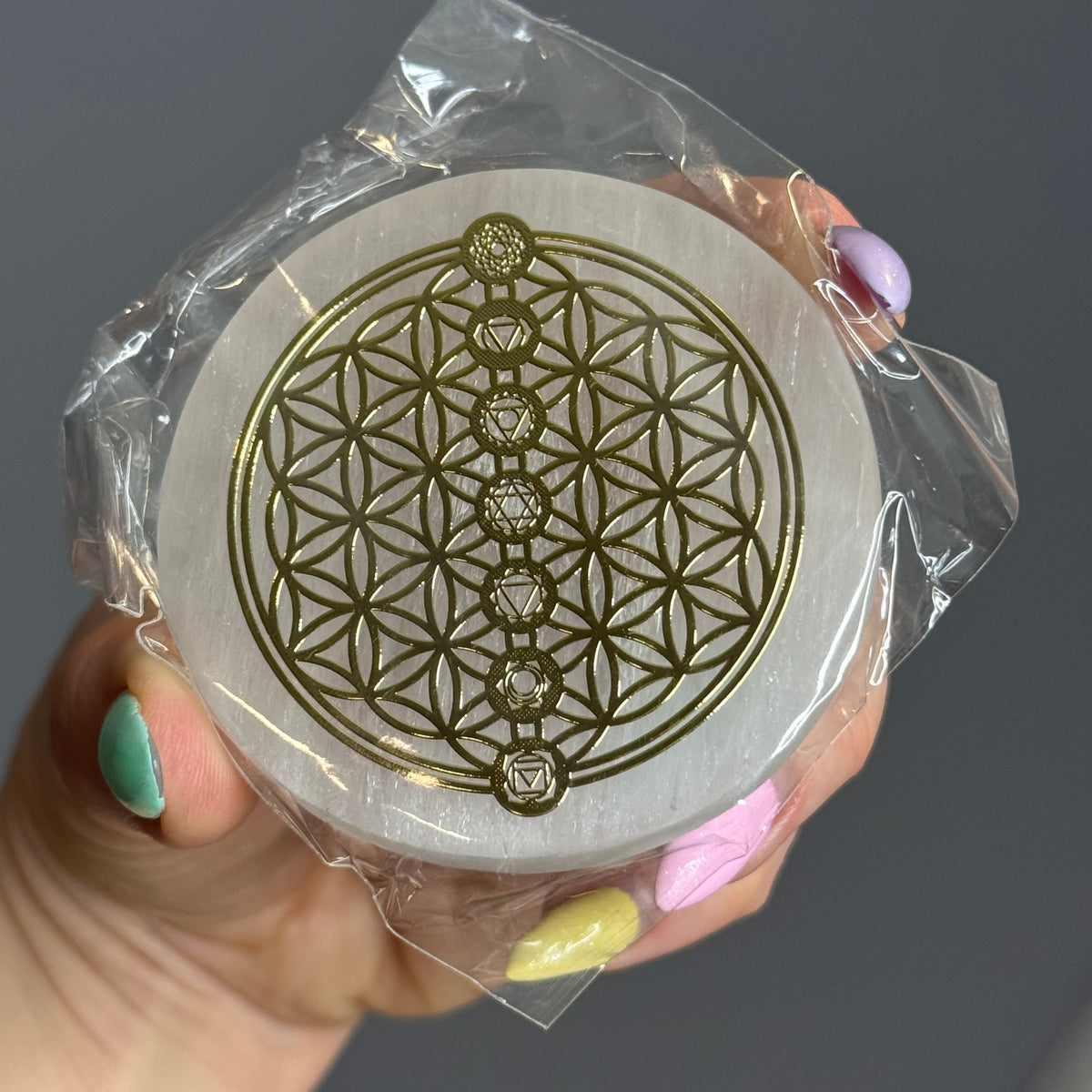Selenite Cleansing + Charging Plate Disc