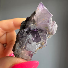 Purple Fluorite Cluster Crystal Specimen