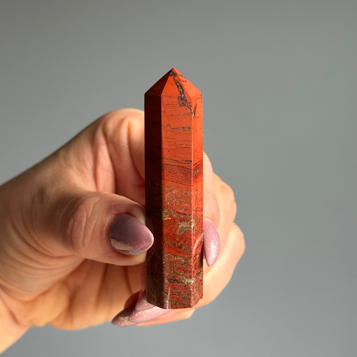 Red Jasper Crystal Tower Specimen – Wholehearted Crystal Creations