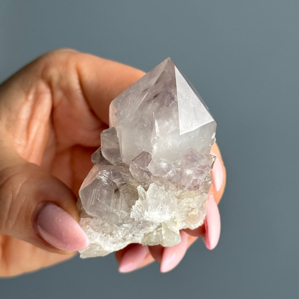 Amethyst Spirit Quartz Raw Crystal Specimen – Wholehearted Crystal Creations