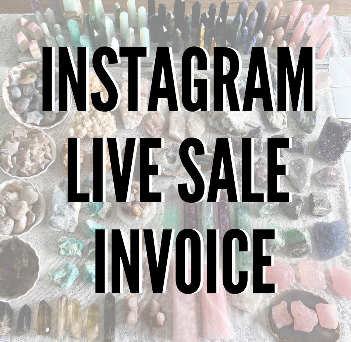 Live Sale Invoice @Scarahbones