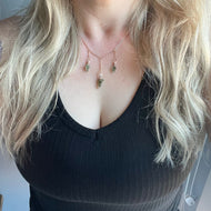 Moldavite Gemdropz Wire Wrapped Necklace – Wholehearted Crystal Creations