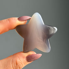 Agate (Grey) Star Carving Specimen