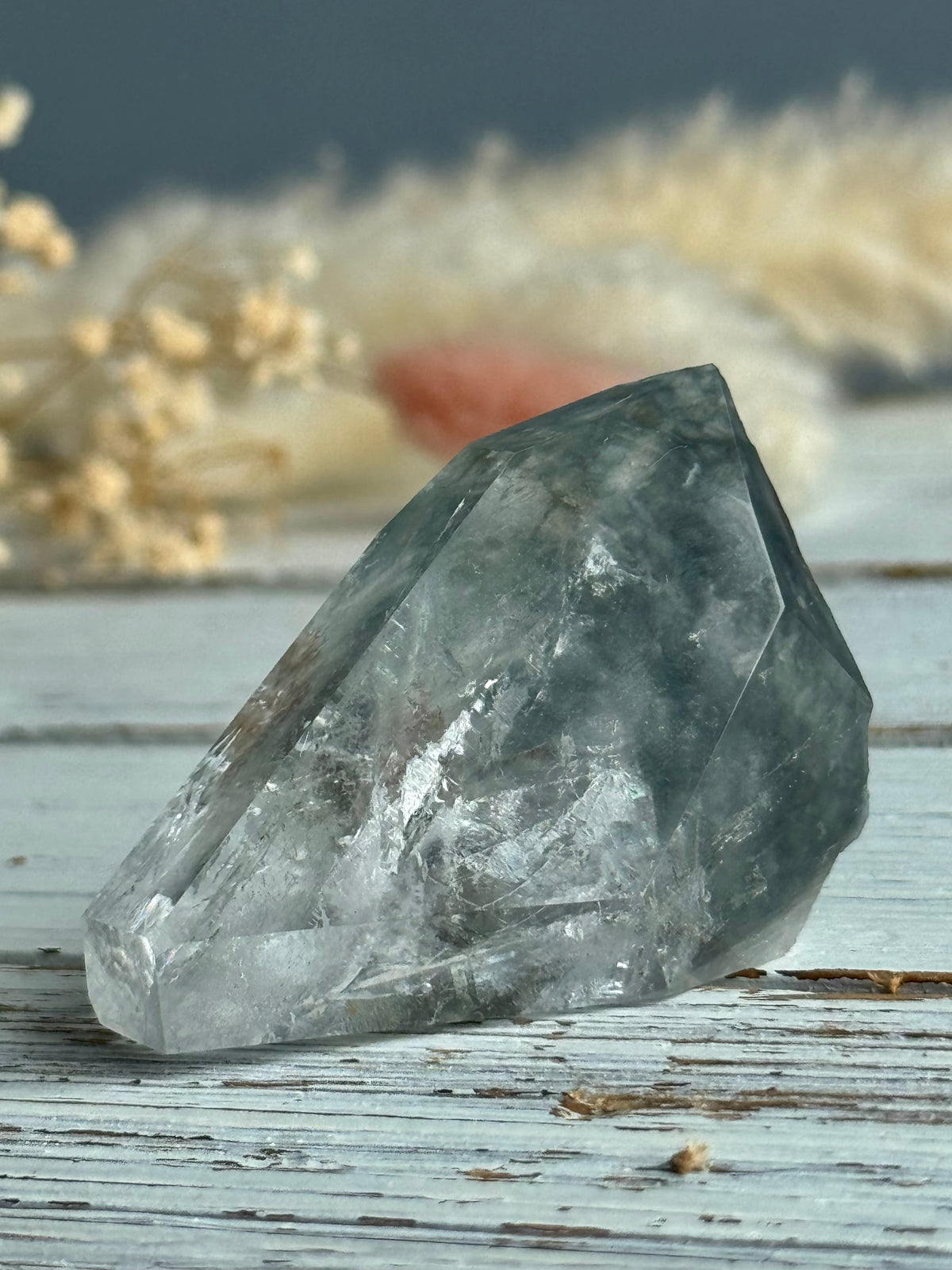 Blue Tara Quartz Crystal Specimen – Wholehearted Crystal Creations