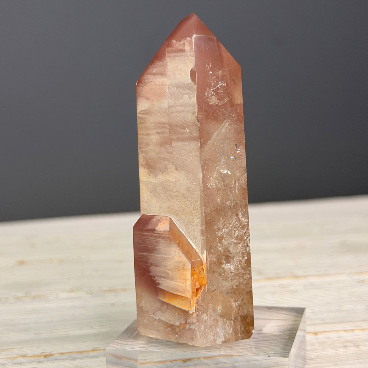 Pink Lithium Quartz (Rare) Crystal Tower Specimen PLQ#40 – Wholehearted Crystal Creations