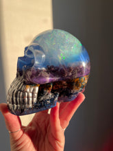 Opie’s Blue Orgonite Crystal Skull