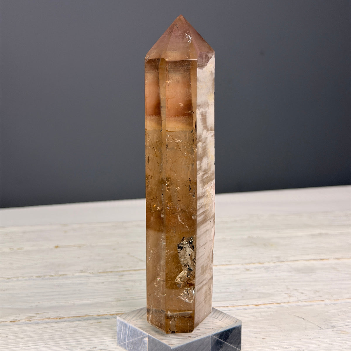 Pink Lithium Quartz (Rare) Crystal Tower Specimen PLQ#32 – Wholehearted Crystal Creations