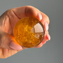 Yellow Fluorite & Mica Crystal Sphere Specimen