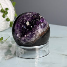 Amethyst Druzy Geode Sphere Specimen