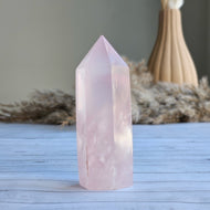 Rose Quartz Tower Crystal Specimen – Wholehearted Crystal Creations
