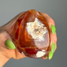 Carnelian Palm Stone Crystal Specimen CP35