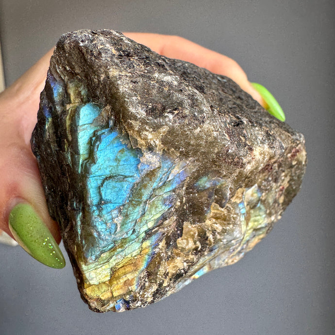 Labradorite Raw Crystal Specimen LR40