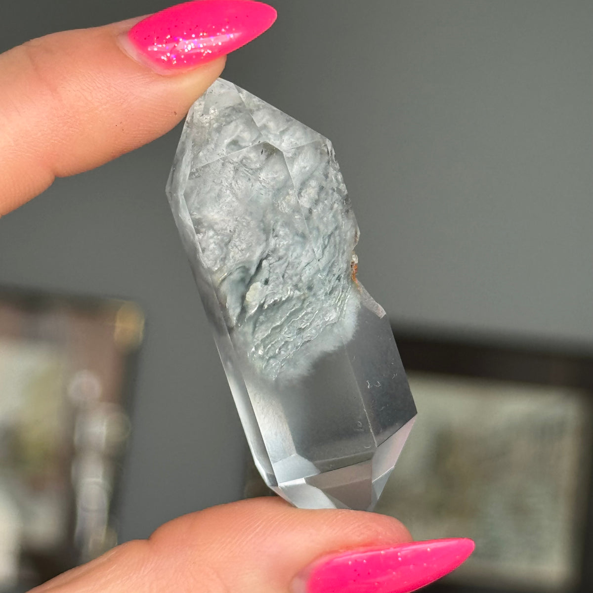 Blue Tara Quartz Double Terminated Specimen – Wholehearted Crystal Creations
