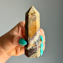 Purple Brecciated Maligano Jasper Tower Specimen
