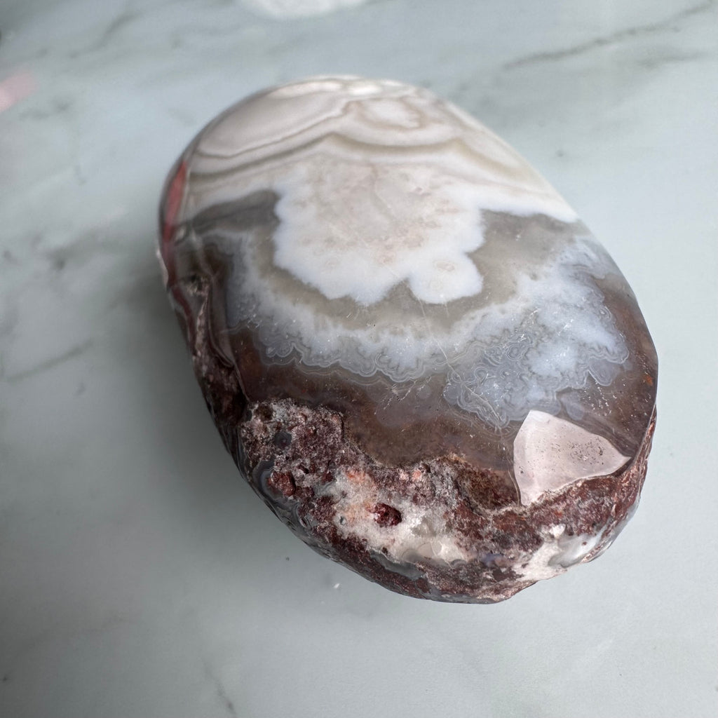 Crazy Lace Agate Palm Stone Crystal Specimen – Wholehearted Crystal Creations