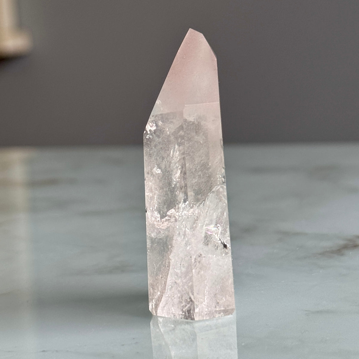 Pink Lithium Quartz (Rare) Crystal Tower Specimen PLQ#5 – Wholehearted Crystal Creations