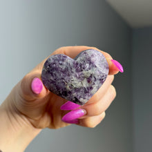 Lepidolite Heart Carving Specimen
