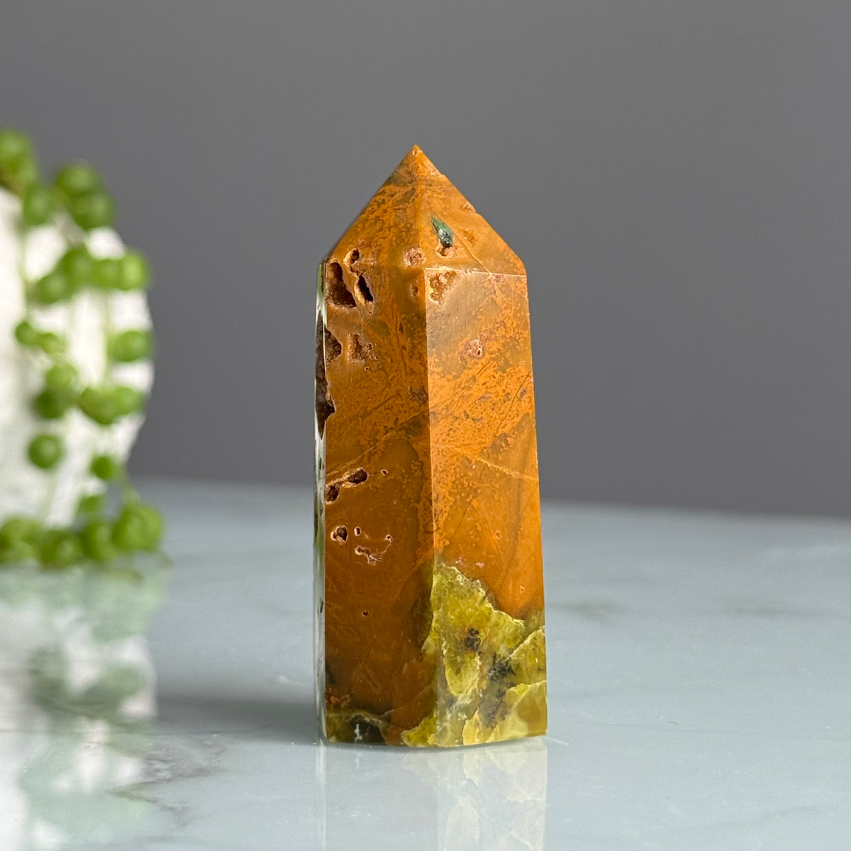Green Opal Tower Crystal Specimen – Wholehearted Crystal Creations