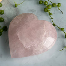 Rose Quartz Heart Carving Specimen