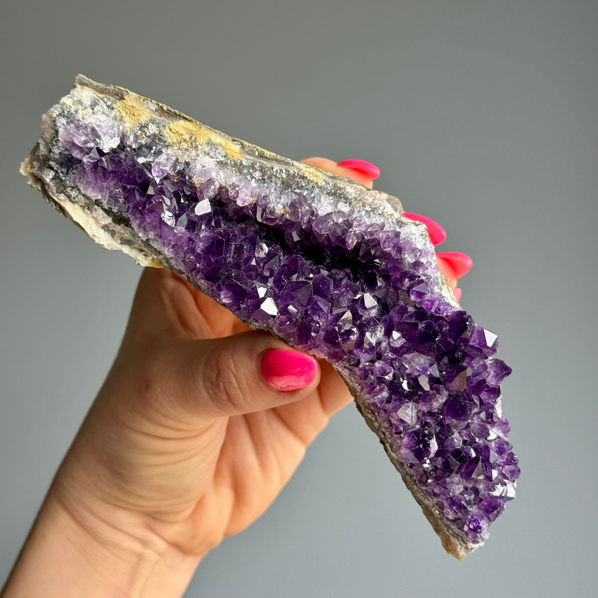 Amethyst Uruguay Cluster Crystal Specimen – Wholehearted Crystal Creations