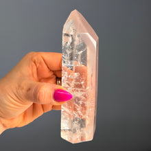 Pink Lithium Quartz (Rare) Crystal Tower Specimen PLQ#36