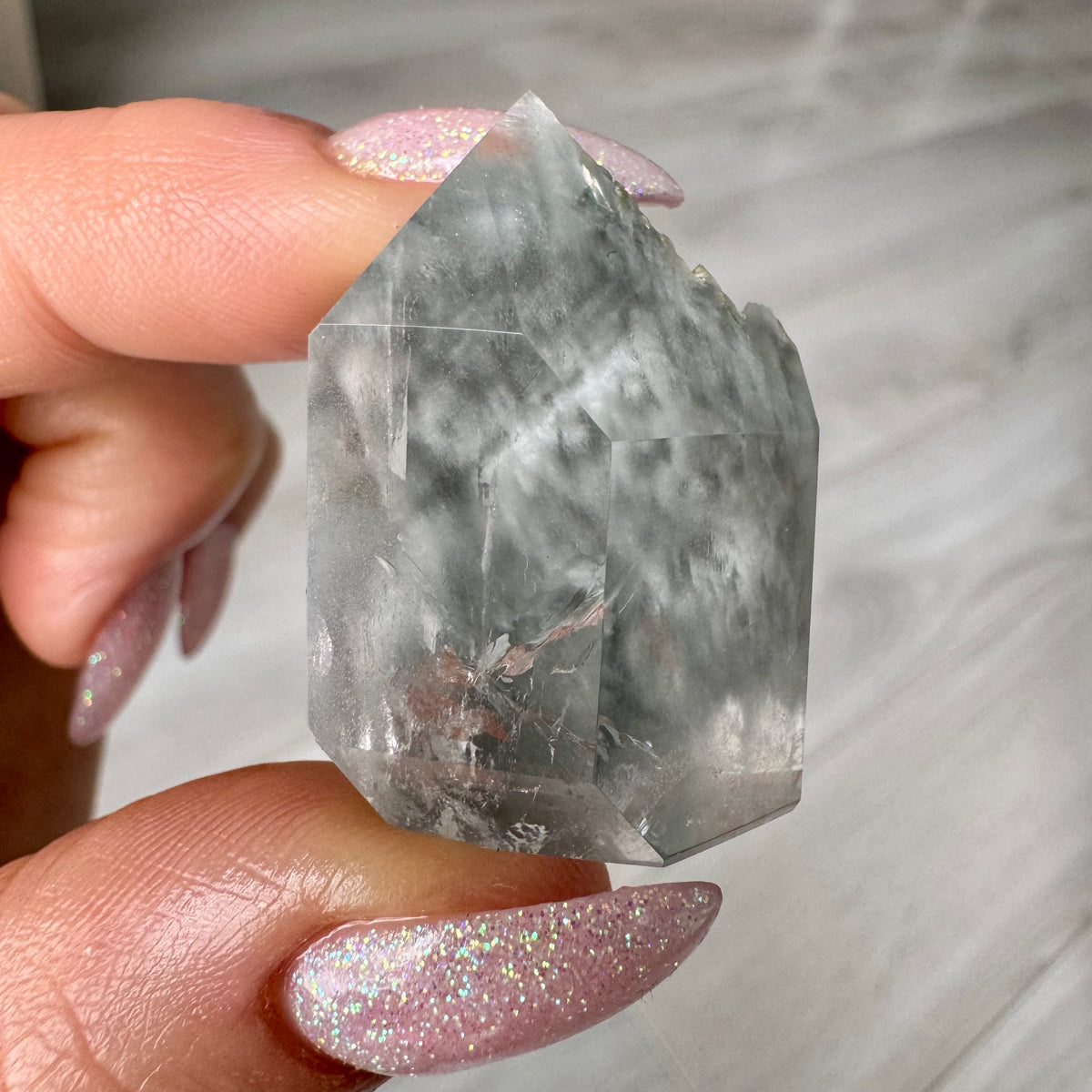 Blue Tara Quartz Crystal Specimen – Wholehearted Crystal Creations
