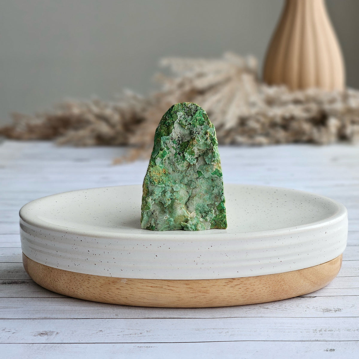 Chrysoprase Crystal Specimen – Wholehearted Crystal Creations