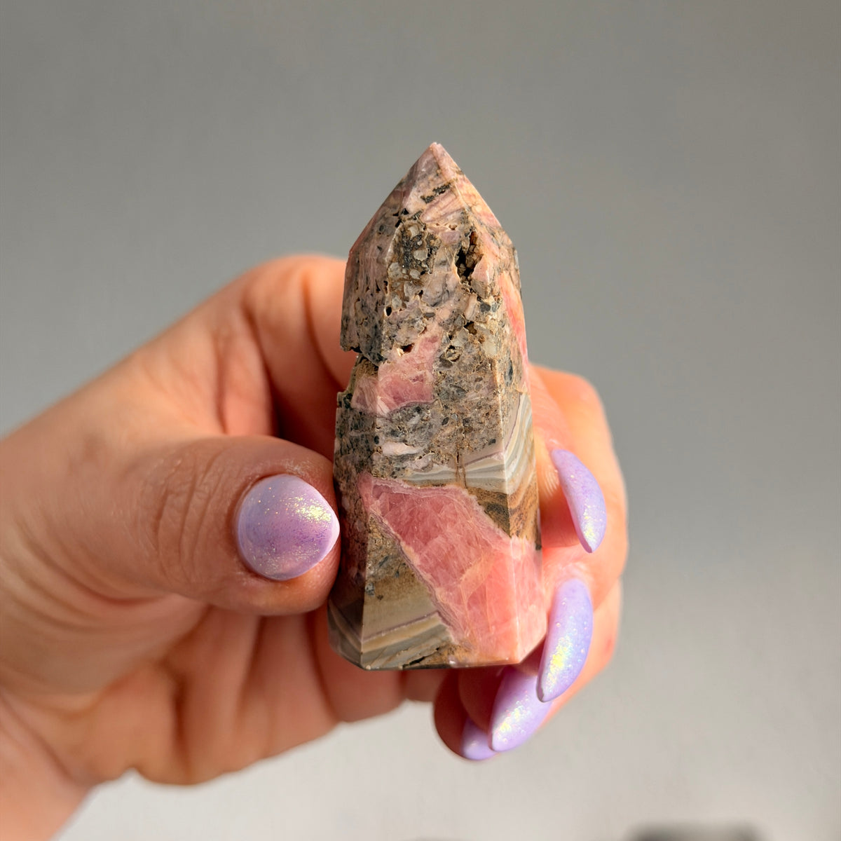 Rhodochrosite Tower Specimen (01)