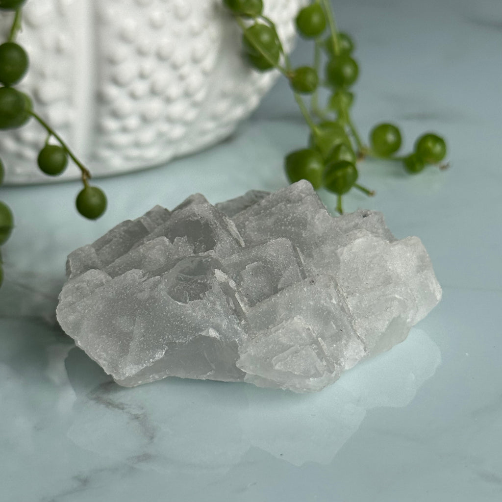 Blue Fluorite Raw Druzy Crystal Specimen – Wholehearted Crystal Creations