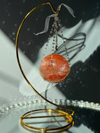 Hematoid Fire Quartz Polished Sphere Crystal Specimen – Wholehearted Crystal Creations