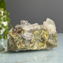 Epidote + Chlorite in Quartz Specimen #7