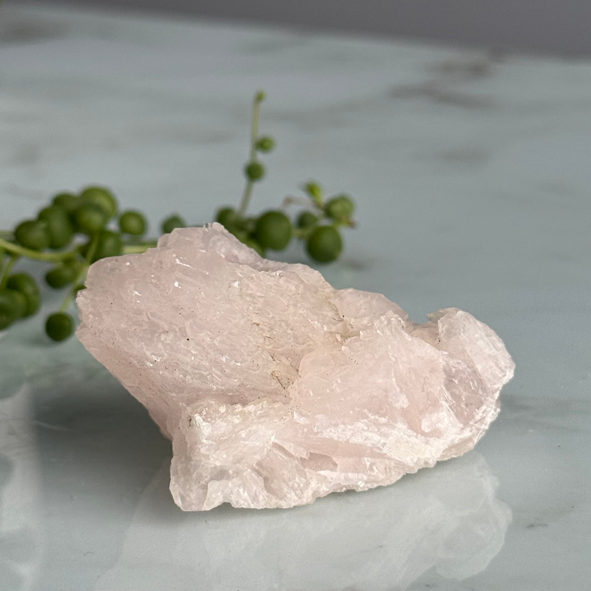 Mangano Calcite Etched UV Reactive Crystal Specimen – Wholehearted Crystal Creations