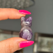 Amethyst Cat Carving Crystal Specimen