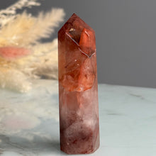 Hematoid (Fire) Quartz Tower Crystal Specimen