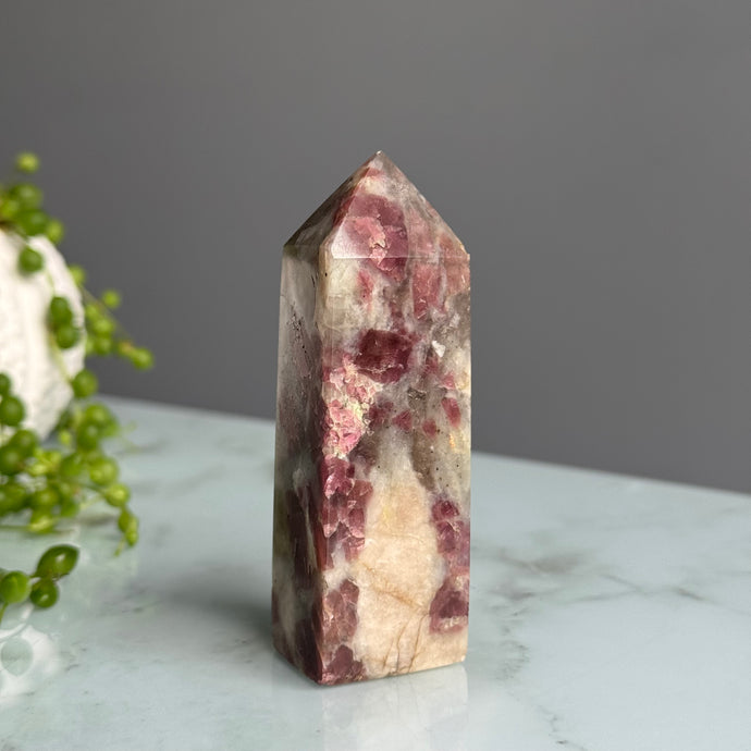 Pink Tourmaline Tower Specimen (2)