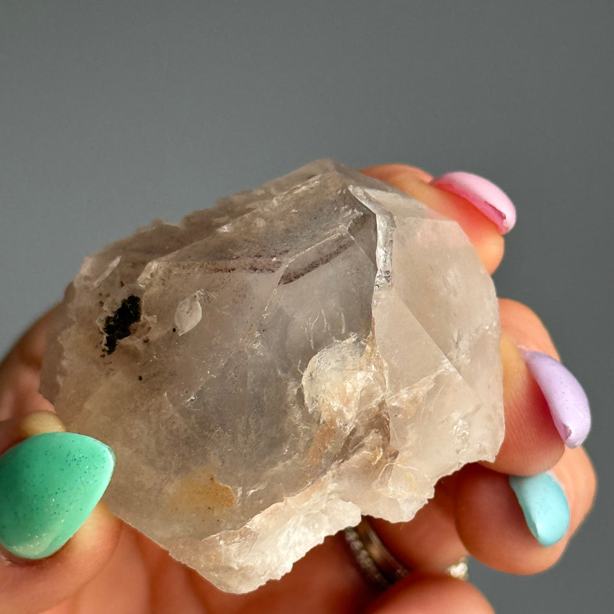 RARE Special Quartz with Lepidocrocite and Epidote Crystal Specimen – Wholehearted Crystal Creations