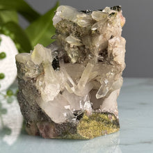 Epidote + Chlorite in Quartz Specimen #13