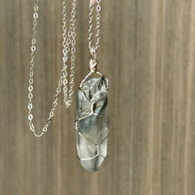 Blue Tara Quartz Wire Wrapped Crystal Necklace – Wholehearted Crystal Creations