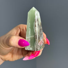 Green (Fingerprint) Calcite Tower Specimen (GC28)