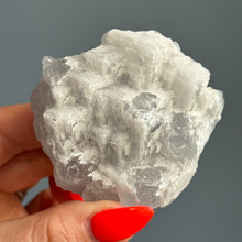 Blue Sugar Fluorite (Raw Druzy Etched)