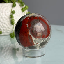 Bloodstone Jasper Polished Crystal Sphere Specimen