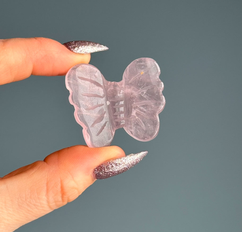 Mystery Butterfly Carving Crystal Specimen – Wholehearted Crystal Creations