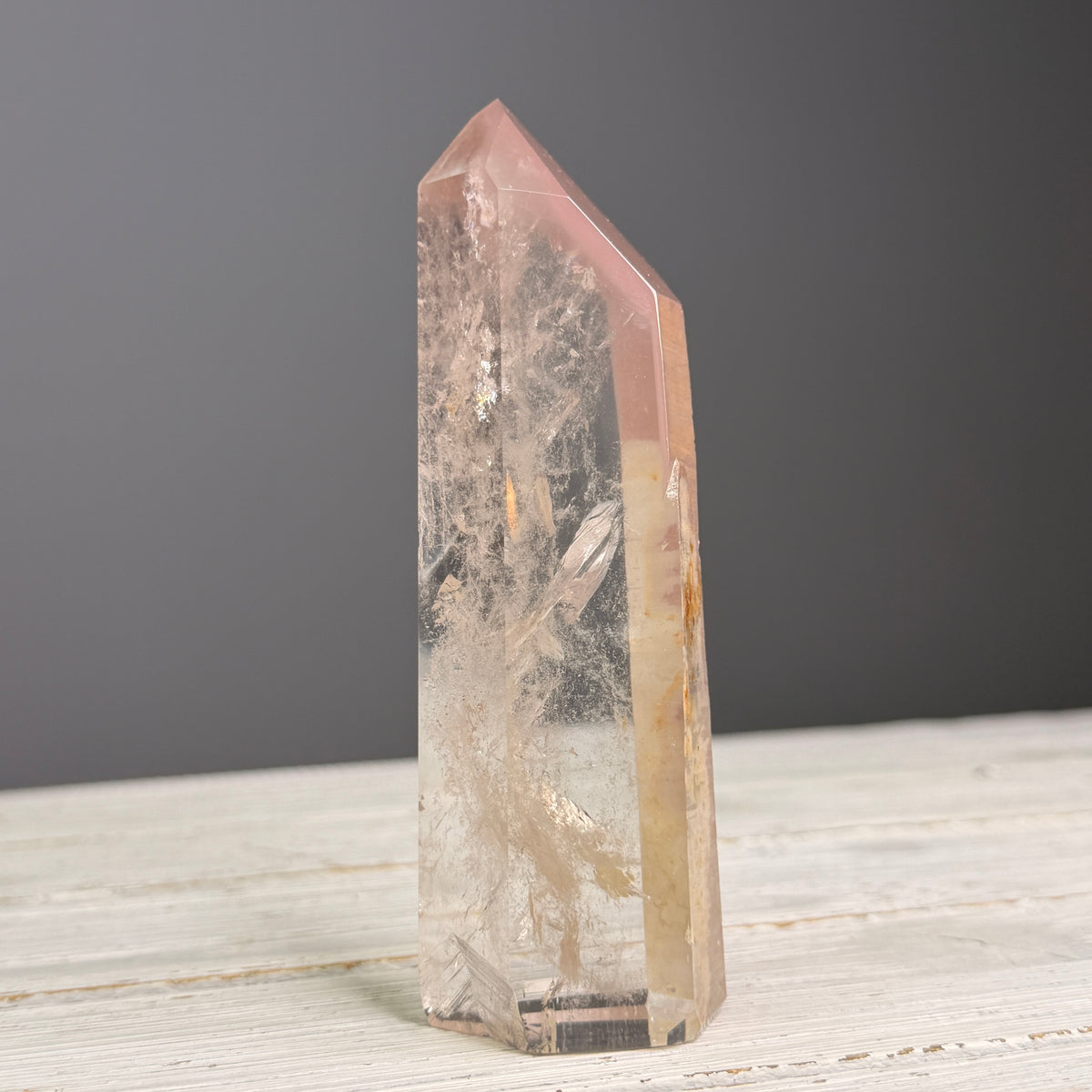 Pink Lithium Quartz (Rare) Crystal Tower Specimen PLQ#34 – Wholehearted Crystal Creations