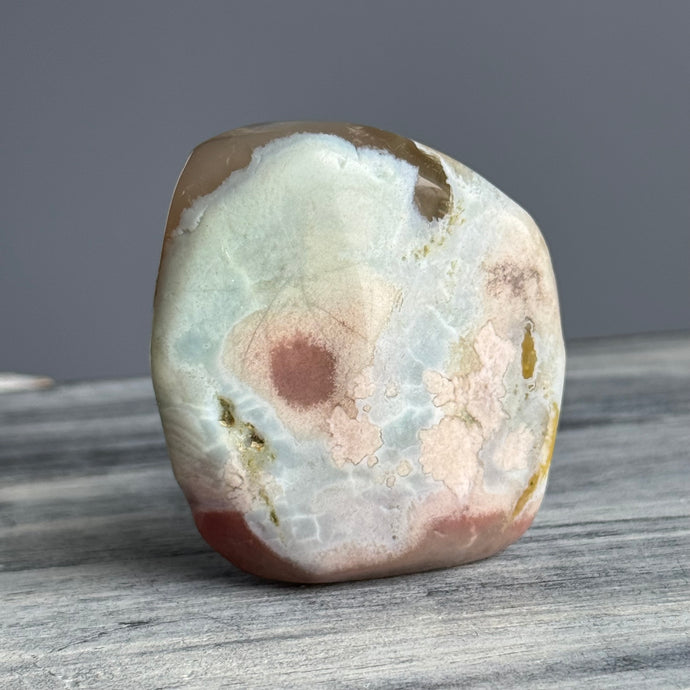 Green Flower Agate Specimen