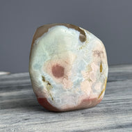 Green Flower Agate Specimen