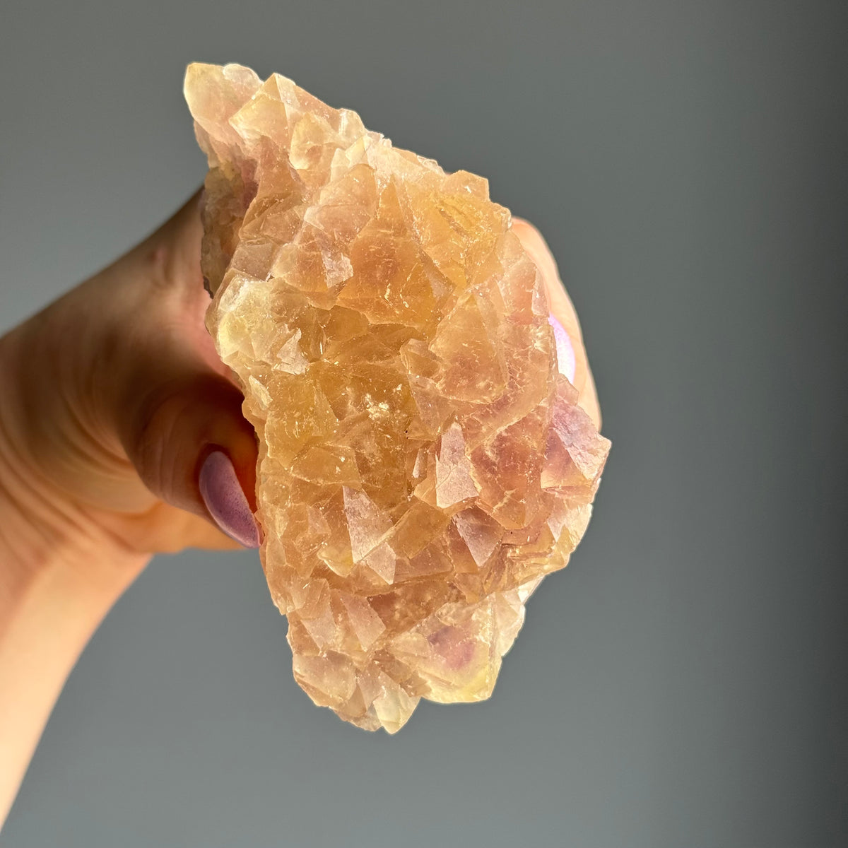 Yellow Fluorite Cluster Crystal Specimen – Wholehearted Crystal Creations