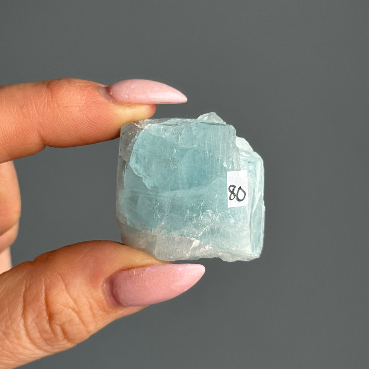 Aquamarine Beryl Crystal Specimen – Wholehearted Crystal Creations